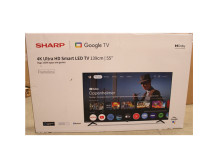 Sharp 55GL4260E | 55" (139cm) | Smart TV | Google TV | 4K UHD | DAMAGED PACKAGING, UNPACKED, UNPACKED ACCESSORIES
