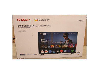 Sharp 55GL4260E | 55" (139cm) | Smart TV | Google TV | 4K UHD | DAMAGED PACKAGING, UNPACKED, UNPACKED ACCESSORIES