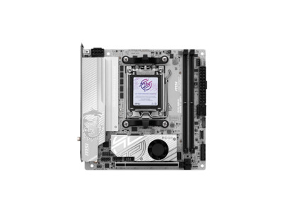 MSI MPG B850I EDGE TI WIFI | Processor family AMD B850 | Processor socket AM5 | DDR5 | Supported hard disk drive interfaces SATA