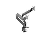 Digitus Desk Mount | DA-90427 | Adjustable Height, Rotate, Tilt, Swivel | 15-35 " | Maximum weight (capacity) 2x15 kg | Black