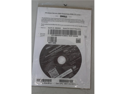 SALE OUT. Dell Windows Server 2022 Essentials 10 cores ROK, SEAL STICKER DAMAGED | Dell | Windows Server 2022 | Windows Server 2