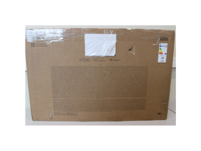 Sony | KD43X75WL | 43" (108cm) | Android | QFHD | Black | DAMAGED PACKAGING