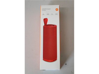 SALE OUT. Xiaomi Sound Outdoor, Red | Xiaomi Sound Outdoor | QBH4263GL | USED, MISSING MANUALS AND USB CABLE | 30 W | Waterproof