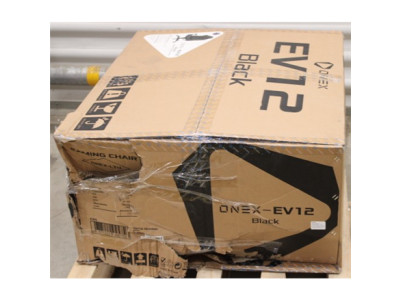 SALE OUT. ONEX EV12 Evolution Edition Gaming Chair - Black | Onex Gaming Chair | EV12 Evolution Edition | Black | DAMAGED PACKAG