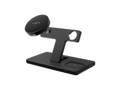Fixed | MagPowerstation 3-in-1 wireless charging stand with MagSafe mount support | FIXMPOS-BK