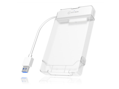 Raidsonic | ICY BOX | Adapter cable with protective a cover for 2.5" SATA hard disks to USB 3.0, blue Access LED | SATA | USB 3.