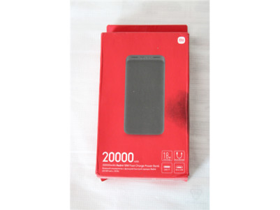 SALE OUT. Redmi 20000mAh 18W Fast Charge Power Bank | Xiaomi Redmi Fast Charge Power Bank | 20000 mAh | Black | USED, MISSING US