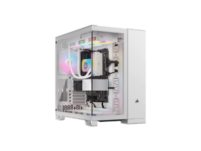 Corsair Dual Chamber PC Case | iCUE LINK 6500X RGB | White | Mid Tower | Power supply included No | ATX