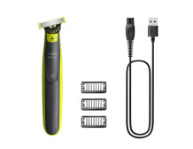 Philips Shaver | QP2724/23 OneBlade | Operating time (max) 45 min | Wet & Dry | NiMH | Black/Lime