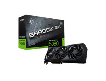 MSI GeForce RTX 5080 16G SHADOW 3X OC Bulk Pack | NVIDIA | 16 GB | GeForce RTX 5080 | GDDR7 | HDMI ports quantity 1 | PCI Expres