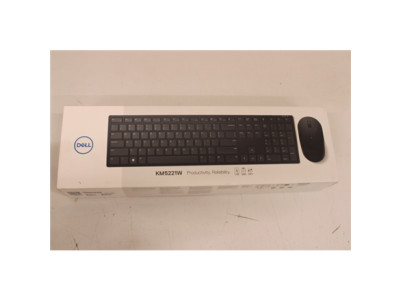 SALE OUT. Dell Keyboard and Mouse KM5221W Pro Wireless US International (RTL BOX) | Dell | Pro Keyboard and Mouse (RTL BOX) | KM
