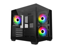 Fortron Case | S140-BA | Black | Mini-ITX, uATX(M-ATX) | Power supply included No
