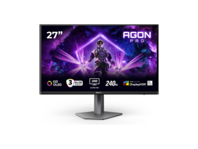 AOC AG276UZD AGON 27" QD-OLED Monitor 3840x2160/16:9/250cd/m2/0.03ms HDMI, DP, USB, Headphone out