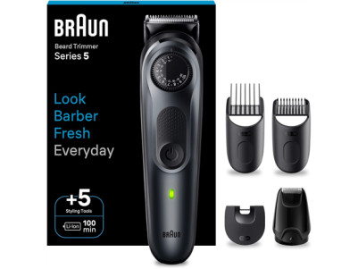 Braun | Beard Trimmer | BT5420 Series 5 | Cordless | Number of length steps 40 | Black