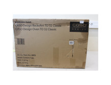 SALE OUT. Caso Design Oven TO 32 Classic, +pizza stone, 5 functions, Black | Caso Design Oven | TO 32 Classic | 32 L | 1850 W | 