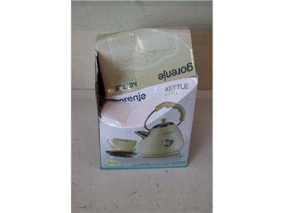SALE OUT. Gorenje K17CLI Kettle, Electric, 1.7 L Power 2200 W, Plastic material, Cream | Gorenje | K17CLI | Standard | 2200 W | 