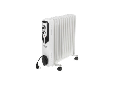 Adler | Oil-Filled Radiator | AD 7817 | Oil Filled Radiator | 2500 W | Number of power levels 3 | White