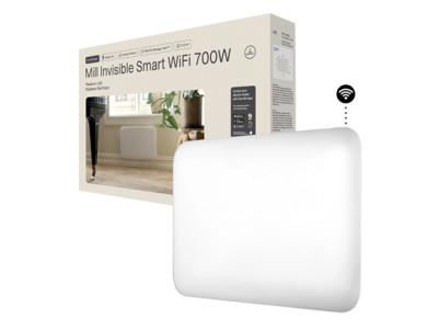 Mill Invisible Smart WiFi Heater | PA700WIFI4 | Panel Heater | 700 W | Suitable for rooms up to 9-12 m | White | IPX4