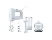 Braun | MultiMix 3 Hand Mixer | HM 3135 WH | Hand Mixer | 500 W | Number of speeds 5 | Turbo mode | White