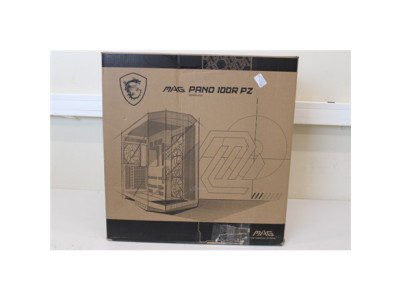 SALE OUT. MSI MAG PANO 100R PZ | MSI | MAG PANO 100R PZ | Side window | Black | Mid-Tower | DAMAGED PACKAGING | Power supply inc
