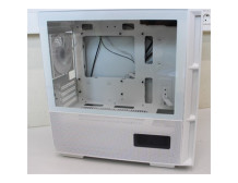 SALE OUT. Deepcool CH360 MID TOWER CASE, White | Deepcool | CH360 | White | Mid Tower | DEFECTIVE GLASS | Power supply included 