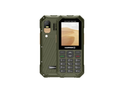 HAMMER 6 LTE Military Edition (Green) Dual SIM 2.4" IPS 240x320/128MB/48MB RAM/SD Card/4G LTE