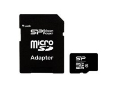 Silicon Power | 8 GB | MicroSDHC | Flash memory class 10 | SD adapter