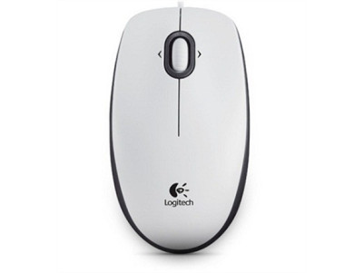 Logitech | B100 | Portable Optical Mouse | White