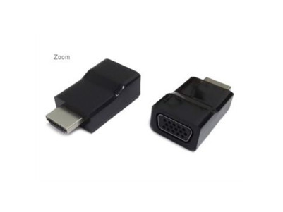 Gembird | HDMI to VGA adapter, single port | Black | HDMI | VGA