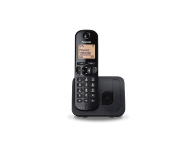 Panasonic | Cordless | KX-TGC210FXB | Built-in display | Caller ID | Black | Phonebook capacity 50 entries | Speakerphone