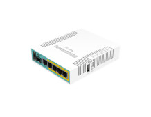 Mikrotik Wired Ethernet Router RB960PGS, hEX PoE, CPU 800MHz, 128MB RAM, 16MB, 1xSFP, 5xGigabit LAN, 1xUSB, Power Output On port