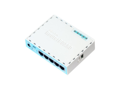 Mikrotik Wired Ethernet Router (No Wifi) RB750Gr3, hEX, Dual Core 880MHz CPU, 256MB RAM, 16 MB (MicroSD), 5xGigabit LAN, USB, PC