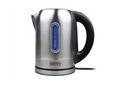 Camry | Kettle | CR 1253 | With electronic control | 2200 W | 1.7 L | Stainless steel | 360 rotational base | Stainless steel