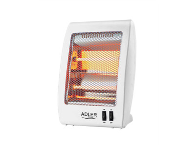 Adler | Heater | AD 7709 | Halogen Heater | 800 W | Number of power levels 2 | White