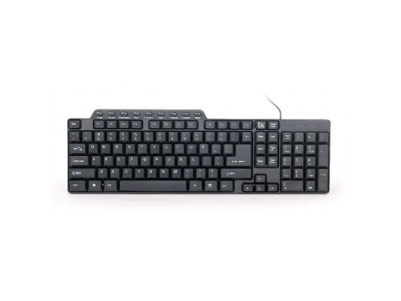 Gembird | KB-UM-104 Compact multimedia keyboard | Multimedia | Wired | US | Black | USB | 420 g
