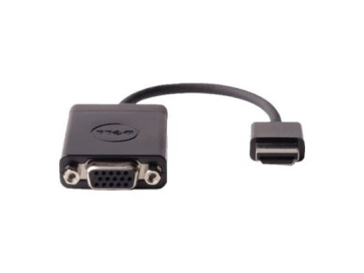 Dell | Adapter HDMI to VGA | 470-ABZX | Black | HDMI - Male | HD-15 (VGA) - Female