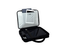 PORT DESIGNS | Courchevel | Fits up to size 15.6 " | Messenger - Briefcase | Black | Shoulder strap