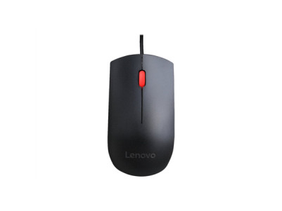 Lenovo Essential USB Wired Mouse, 1600 DPI, 1.8 m, 3 Buttons, Black | Lenovo | Essential USB Mouse | Optical sensor | wired | Bl