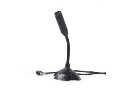 Gembird | Desktop microphone | MIC-D-02 | 3.5 mm | Black | 3.5 mm audio plug