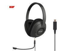 Koss | Headphones | SB42 USB | Wired | On-Ear | Microphone | Black/Grey