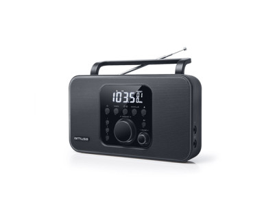 Muse | Radio | M-091R | Alarm function | AUX in | Black