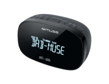 Muse | DAB+/FM Dual Alarm Clock Radio | M-150 CDB | Alarm function | AUX in | Black