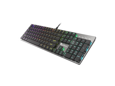 GENESIS THOR 420 Gaming Keyboard, US Layout, Wired, Silver | Genesis | THOR 420 | Silver | Gaming keyboard | Wired | RGB LED lig