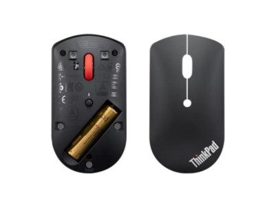 Lenovo | ThinkPad Bluetooth Silent Mouse | Wireless | Bluetooth 5.0 | Black | 1 year(s)