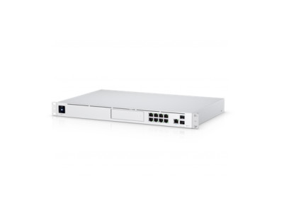Ubiquiti | UniFi Multi-Application System with 3.5" HDD Expansion and 8 Port Switch | UDM-Pro | Web managed | Rackmountable | SF