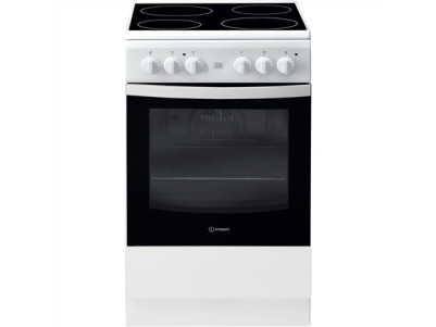 INDESIT | Cooker | IS5V8GMW/E | Hob type Vitroceramic | Oven type Electric | White | Width 50 cm | Grilling | Depth 60 cm | 57 L