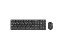 Natec | Keyboard and Mouse | Stringray 2in1 Bundle | Keyboard and Mouse Set | Wireless | Batteries included | US | Black | Wirel