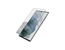 PanzerGlass | Samsung | Galaxy S22 Ultra | Tempered glass | Black | Case friendly. Compatible with ultrasonic fingerprint sensor