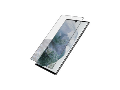 PanzerGlass | Samsung | Galaxy S22 Ultra | Tempered glass | Black | Case friendly. Compatible with ultrasonic fingerprint sensor