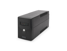 Digitus | Line-Interactive UPS | Line-Interactive UPS DN-170063, 600VA, 360W, 1x 12V/7Ah battery, 2x CEE 7/7 outlet, 2x RJ-11, 1